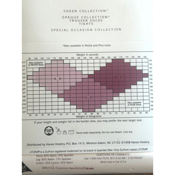 Hanes Silk Reflections 3 Pair Size EF 2 Pair Gentlebrown 1 Pr Quicksilver Contro - Picture 5 of 5